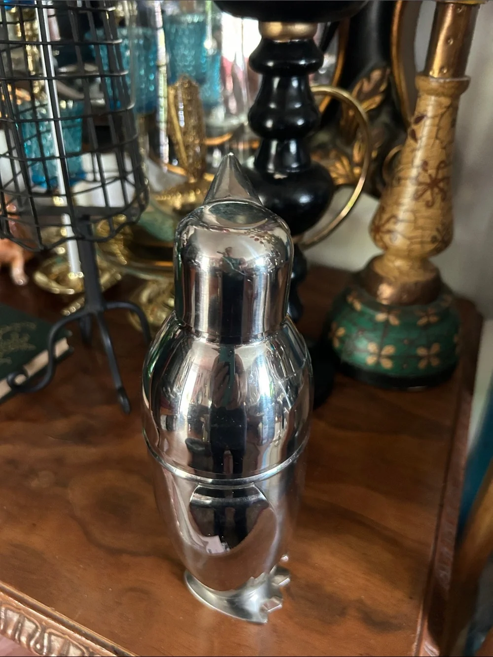 Penguin-Shaped Cocktail Shaker